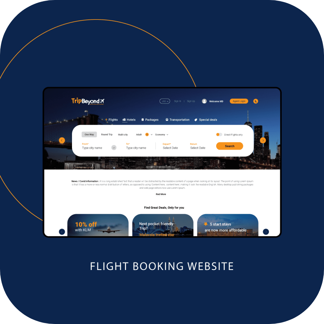 Flight Booking Website